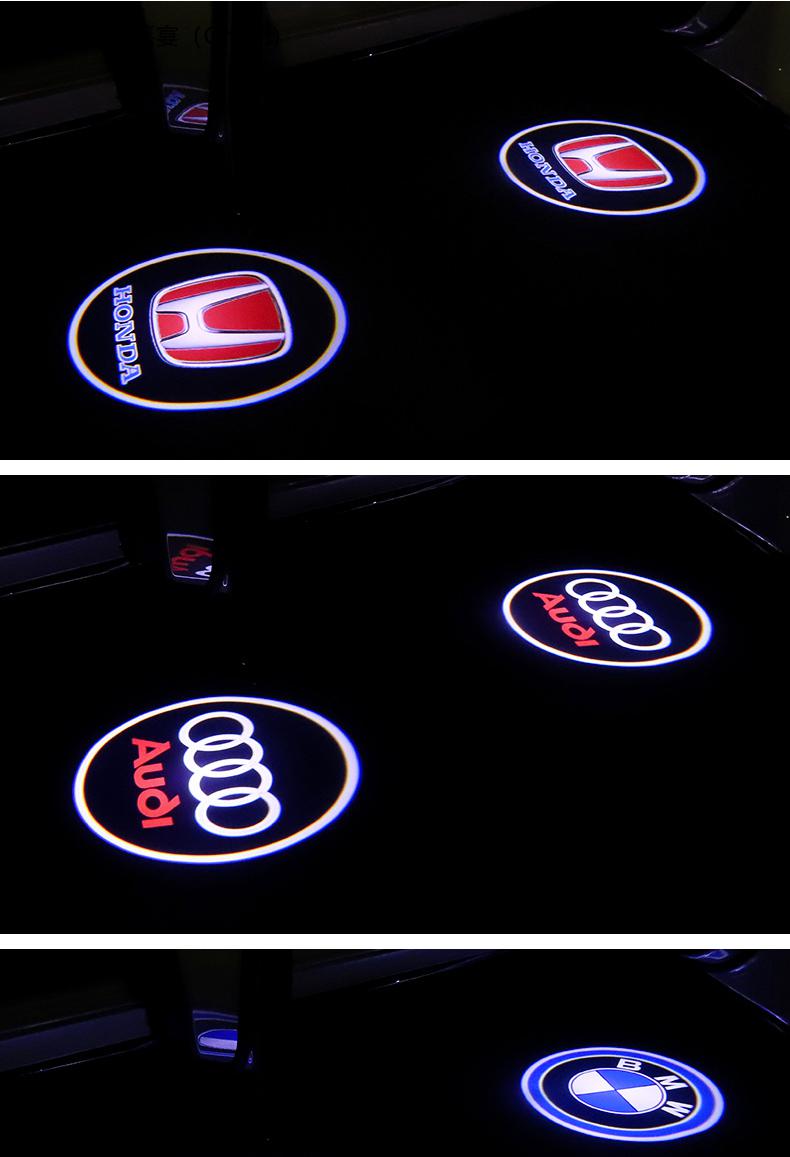 比亚迪秦plusdmi迎宾灯e2e3e5d1速锐s2秦f3宋汉唐车门改装镭射投影灯