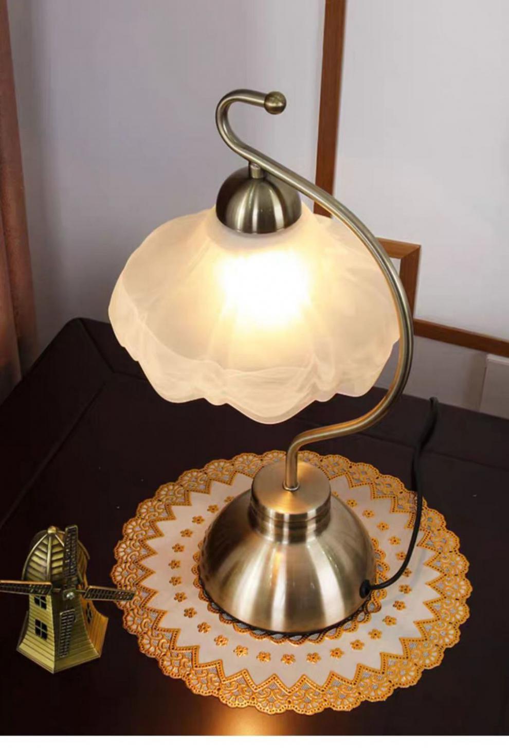 【上新台灯】卧室床头灯欧美式复古怀旧网红客厅宿舍书桌办公家用护眼