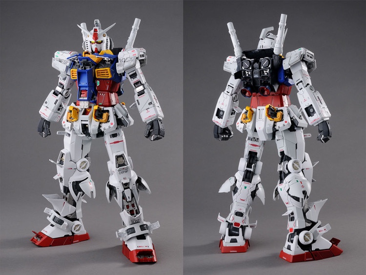 万代pgu元祖 pg unleashed pgu 1/60 rx-78-2 元祖高达2.