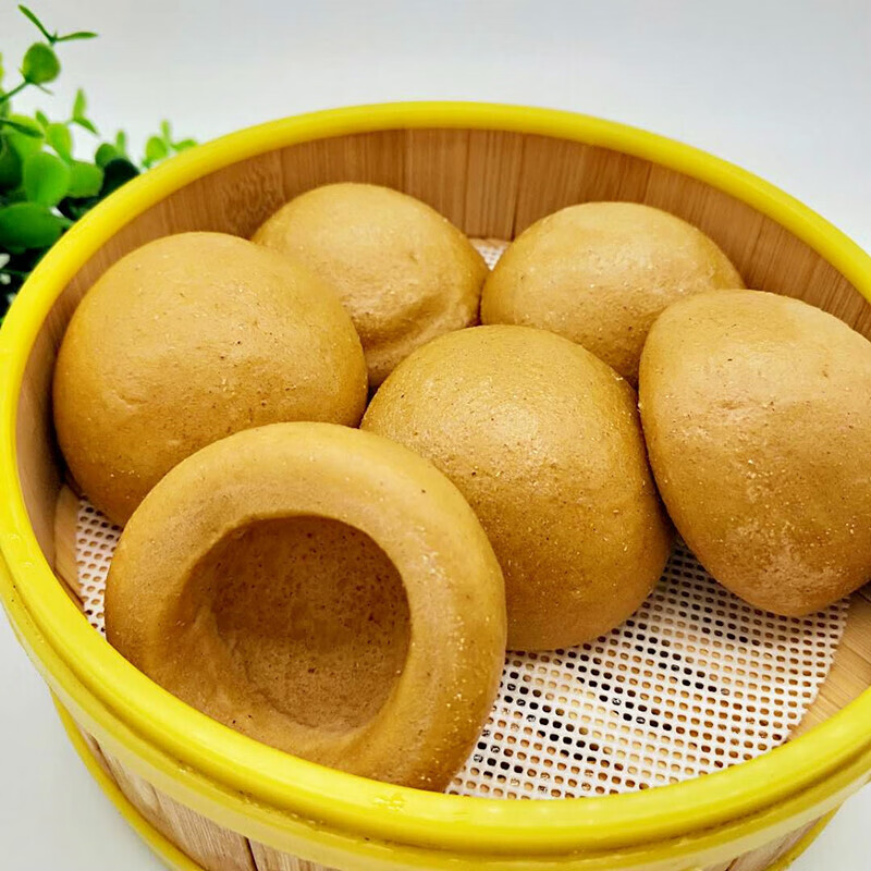 荞麦窝窝头杂粮包面食馒头粗粮馍馍早餐酒店菜冷冻点心