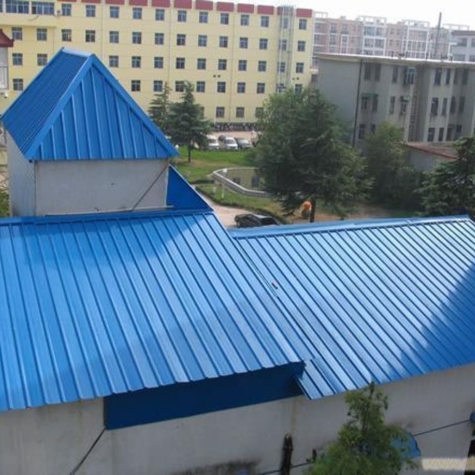 派诺特彩钢板铁皮彩钢瓦雨棚石棉瓦防晒围挡铁板防水屋顶墙板04毫米