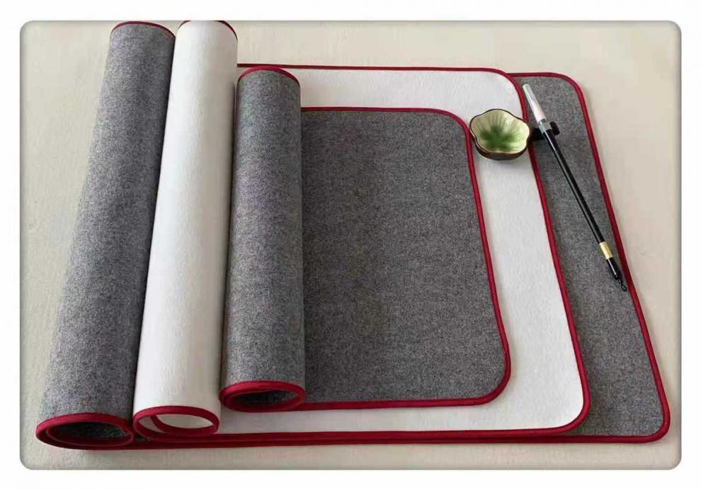 丰棋嘉羊毛书画毡书法毛毡垫毛笔字垫国画毛毡包边毛毡布练字毛毡垫