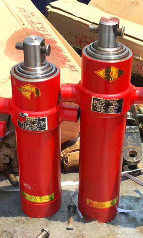 农用车手扶拖拉机车自卸车四不像改装翻斗三节油缸86油缸液压油顶 小