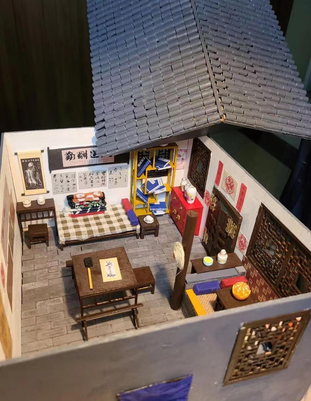 武林外传diy小屋武林外传周边同福客栈原创diy小屋场景还原微缩模型