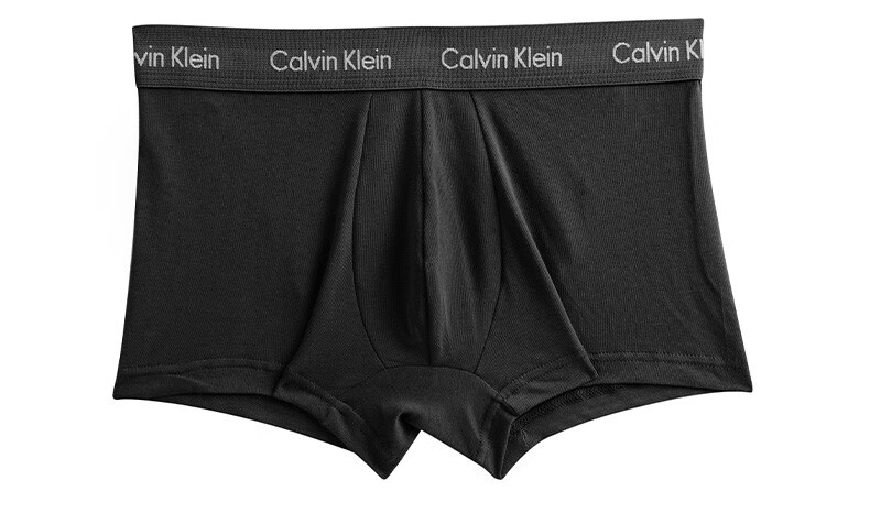 凯文克莱calvinklein男士平角内裤青年中年透气舒适ck内裤三件装混色s