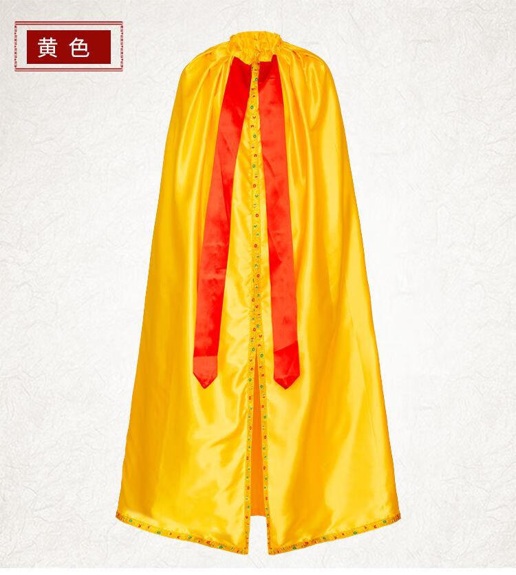 佛像披风光面贡缎佛袍红色绿粉黄色1234米净面定制龙袍凤袍大佛衣