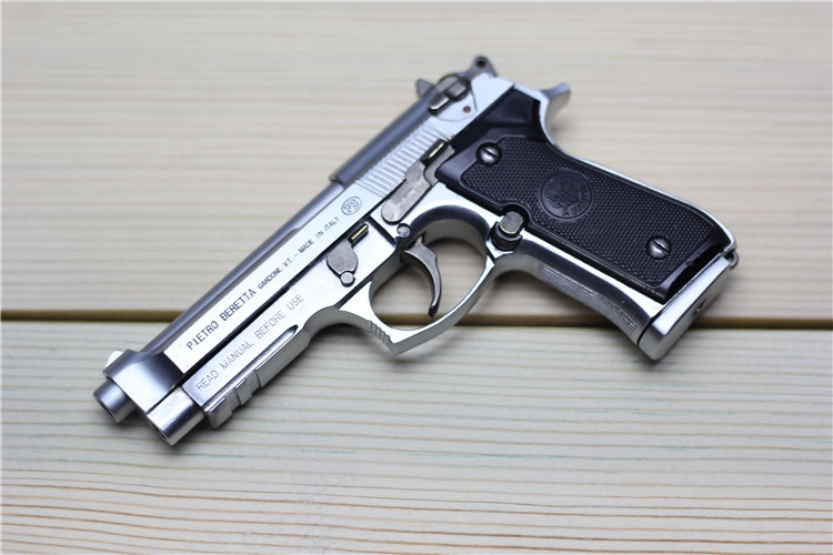 伯莱塔92f仿真模型1205伯莱塔m92f金属仿真模型可抛壳儿童玩具手抢不