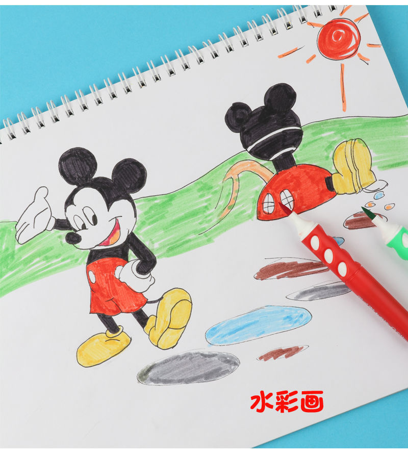 图画本小学生一年级涂色幼儿园大中班绘画空白儿童美术手绘画画本