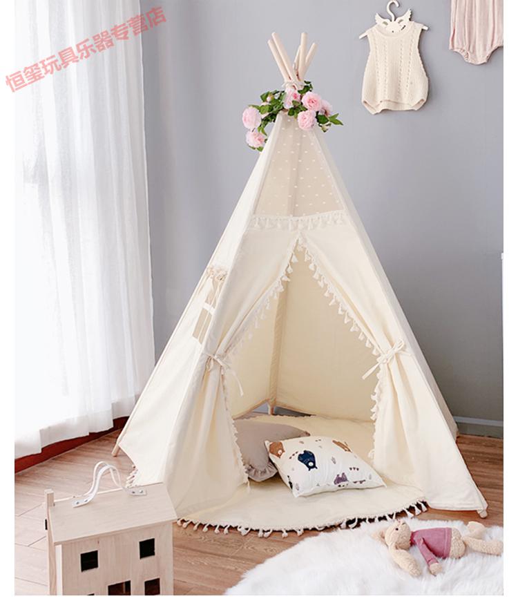 迪士尼disney同款儿童帐篷室内小房子公主女孩男孩印第安城堡宝宝分床