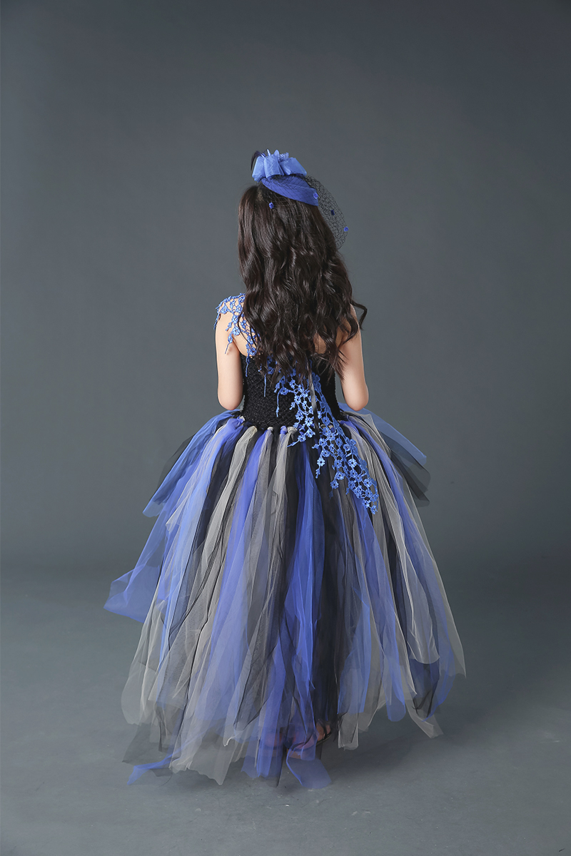 【旗舰自营】女童模特t台走秀礼服高端儿童小孩子子时装国潮森林六一