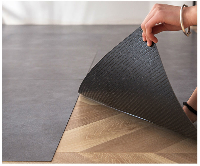 pvc自粘地板革地板贴水泥地直接铺加厚耐磨防水自贴仿地板翻新改造