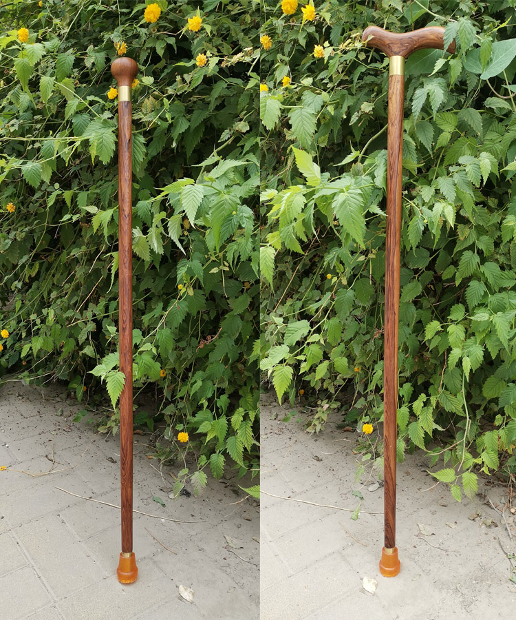 统家 手杖 绅士 手杖男 老年人实木拐杖防滑木质手杖轻便木头拐棍绅士