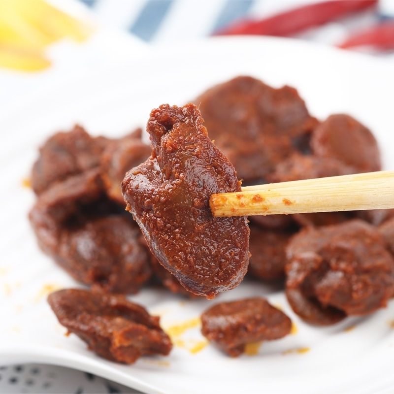 百瑞福汤老鸭老汤鸭心16gx10袋卤味香辣鸭心零食辣小包装真空鸭心香辣