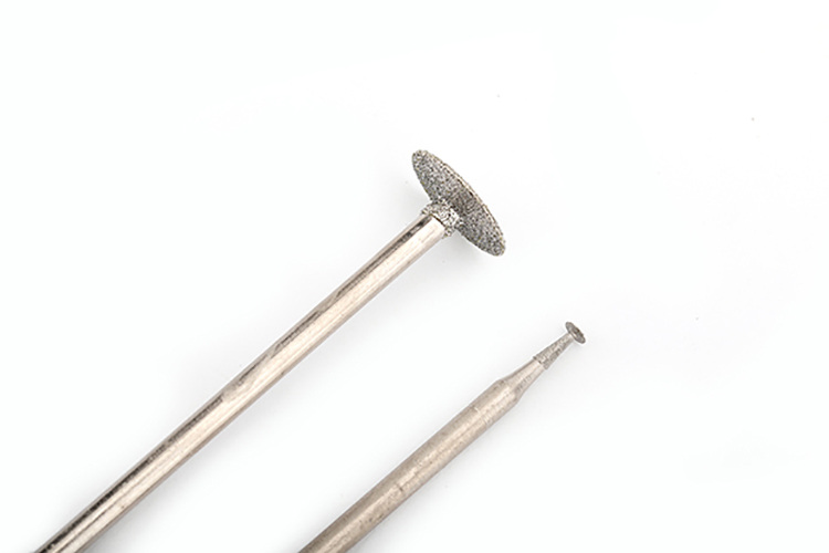 定制适用玉石雕刻工具磨头k针薄片金刚砂玉雕翡翠原石开窗去皮钻头
