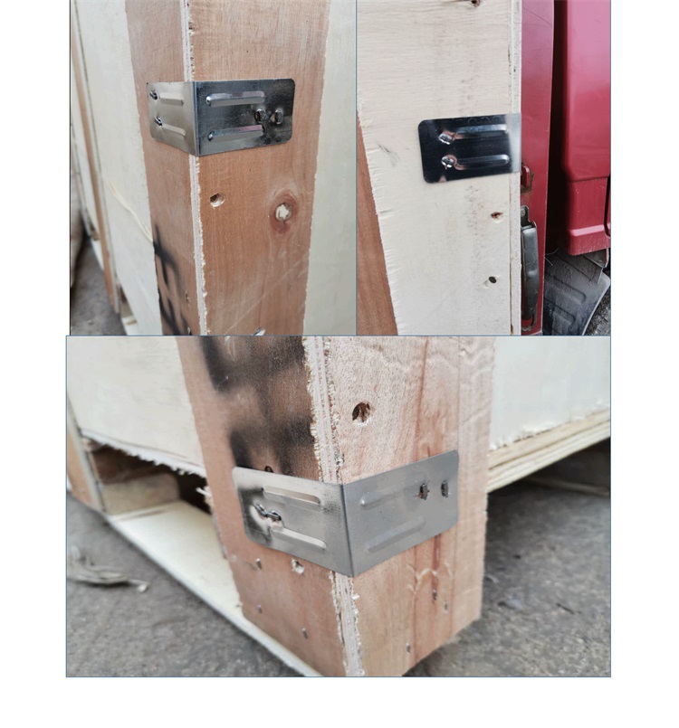 出口木箱铁包角包装箱铁护角木箱包角护角包边定制铁皮直角连接件