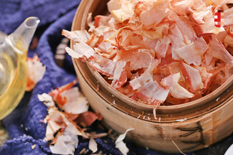 鲣鱼花片 鲣鱼节 柴鱼片 木鱼花 日本味增 鲣鱼干 鲣鱼丝 鲣节片 100g