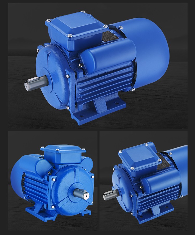 电机220v全铜单相异步小型两相电动机22kw家用高速大功率二相15大马力