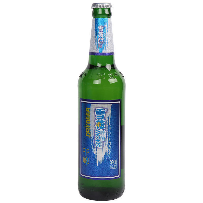 雪花干啤 500ml*12瓶 多种规格可选 沈阳雪花啤酒干啤snow9度(无原