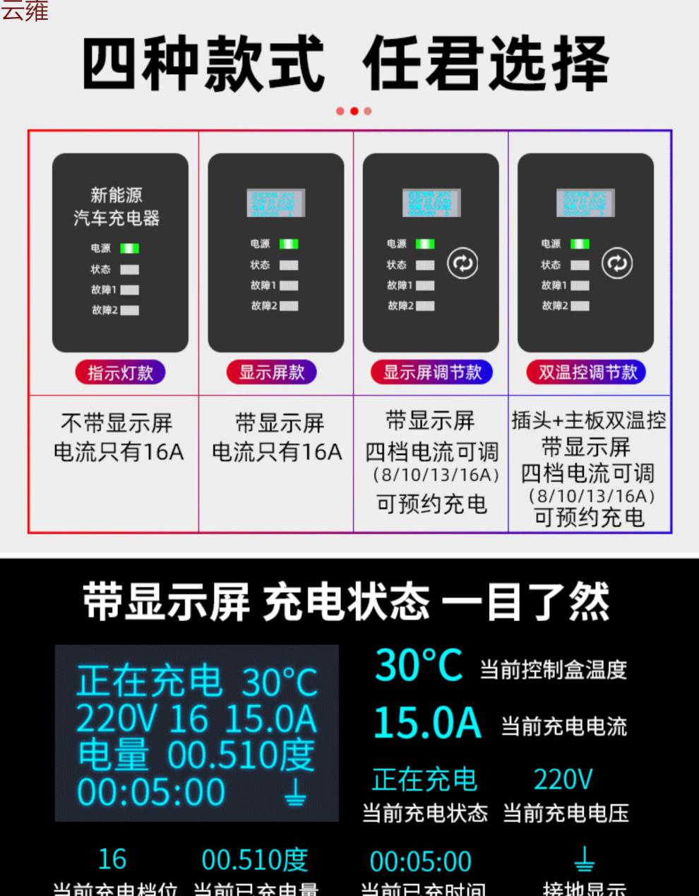 适用于比亚迪便携式充电器汉dm唐dmi新能源枪秦快充ev车电动汽车线桩