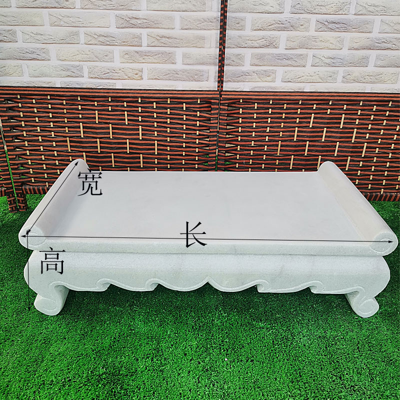 墓前石供桌汉白玉雕刻神台青石中国黑上坟供奉祭祀公墓地用品摆件