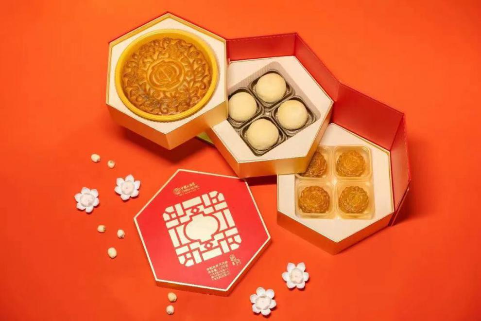 广州花园酒店中国大酒店东方宾馆月饼w四季文华香格里拉中秋礼盒花园