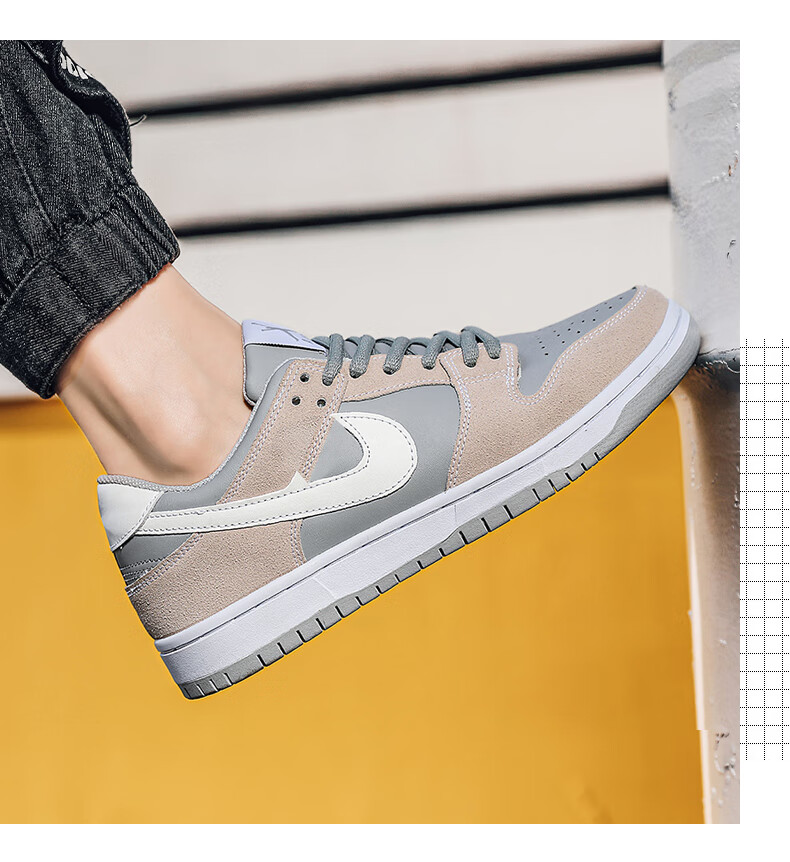 官方旗舰低帮旗du sb空军一号低帮休闲板鞋aj女鞋运动球鞋 北极狐 41