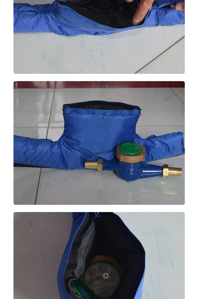 棉质水表防冻神器圆形方形水表通用保温套防护棉罩加厚家用水表套