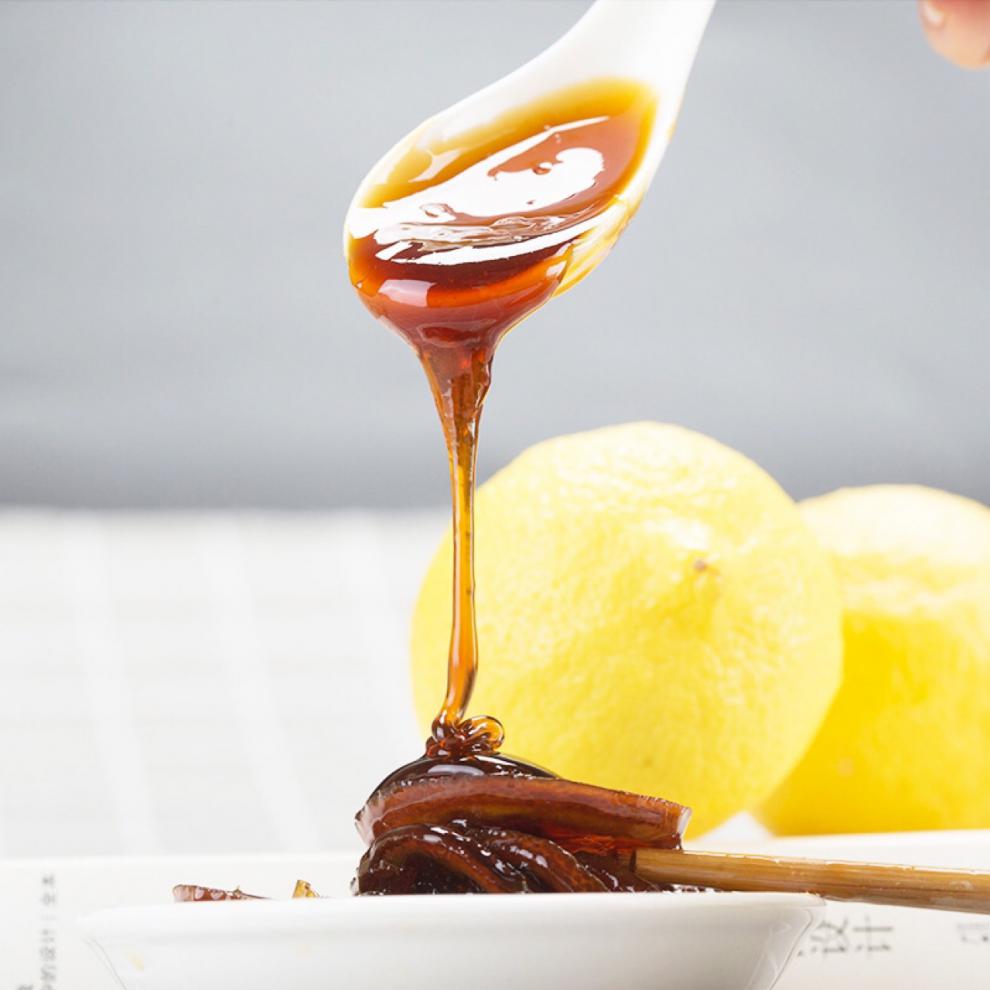 南京同仁堂陈皮柠檬膏 瓶装传蜂蜜柠檬方 陈皮柠檬膏