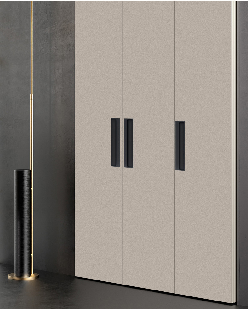 嵌入式隐形门暗拉手暗装隐藏推拉门移门暗藏内嵌抽屉衣柜门长把手 a款