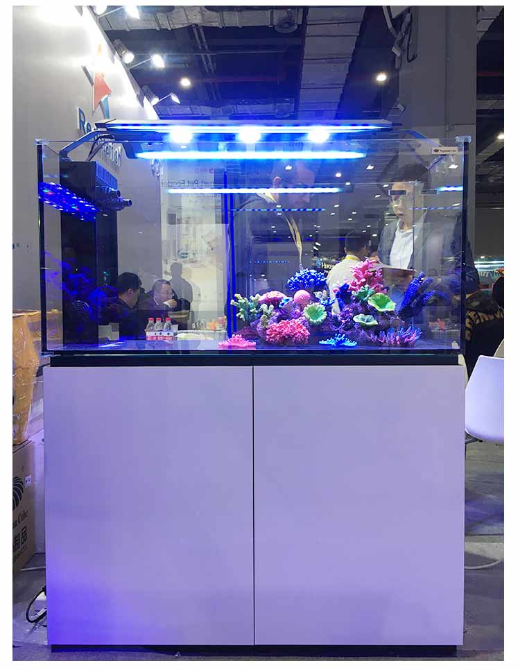 海魔方海水鱼缸 海魔方新品m系列海水鱼缸白缸智能水族箱鱼缸海水底滤