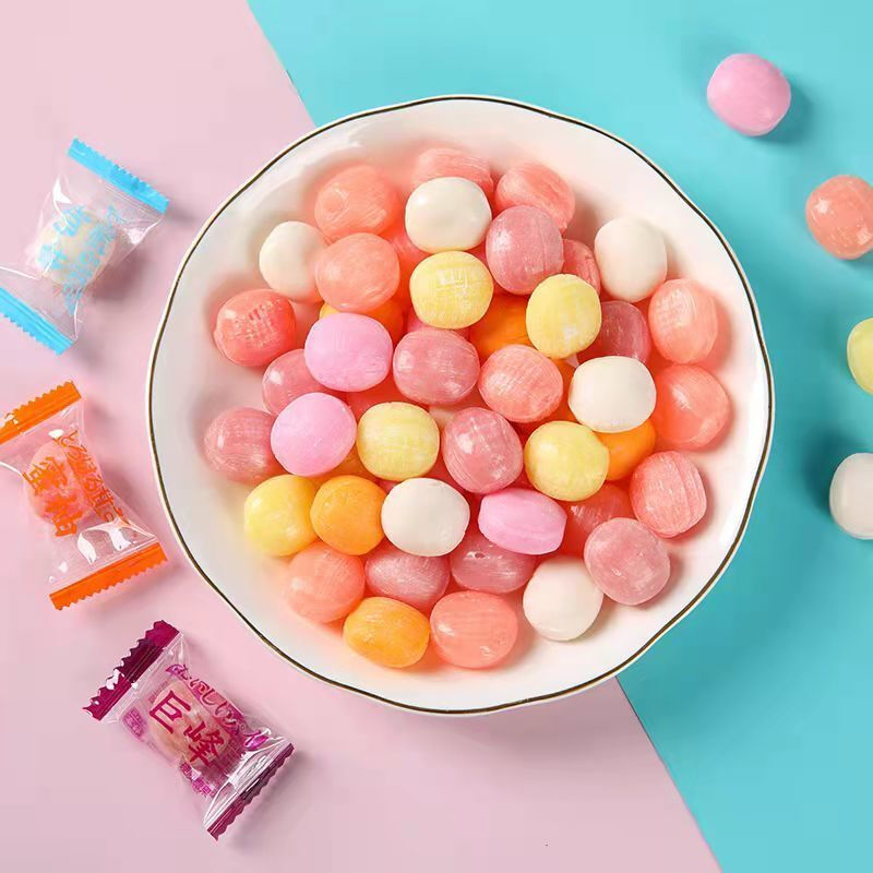 【严选优品】京特高颜值白桃糖果汁水果糖硬糖喜糖袋装多口味公室休闲