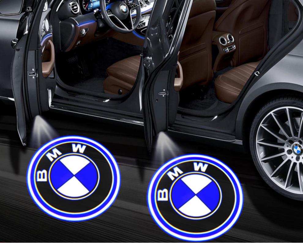 丽卡尼宝马车门迎宾灯开门氛围灯320li新3系5系525内饰x1x2x3x4x5x6x7