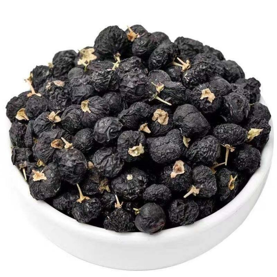 新疆野外种植生长黑枸杞子茶正宗男肾大果黑果枸杞免