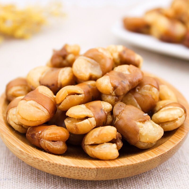 四川大凉山西昌特产 航天牌 玉带蚕豆 胡豆 500g 休闲零食