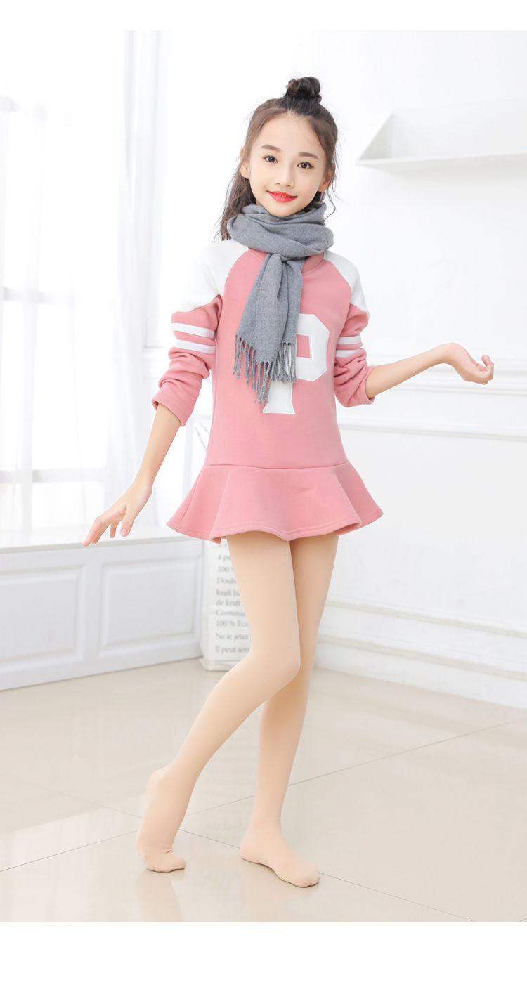 现货速发儿童丝袜女童连裤袜春秋夏季薄款宝宝打底袜白色舞蹈袜练功表