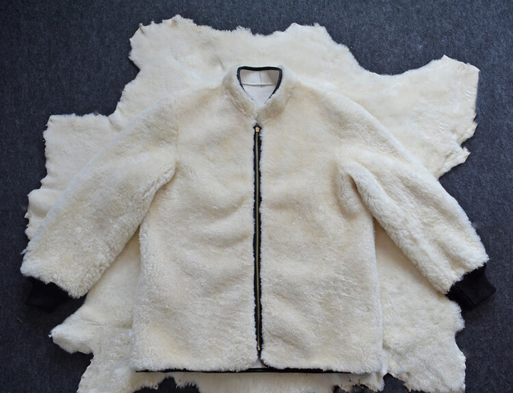 恒源祥品牌男装羊皮袄皮毛一体皮衣男真羊毛棉袄加厚外套羊剪绒皮袄整