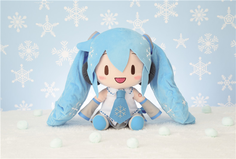 seg初音未来fufu雪初音2010毛绒布偶再版抱枕弭黎雪未来祖国版32厘米