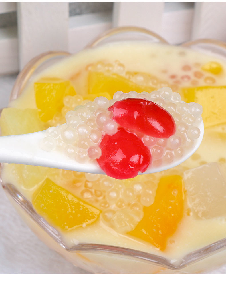 5折泰国进口水妈妈白西米小西米粒粽椰浆西米露水果捞奶茶店专用材料