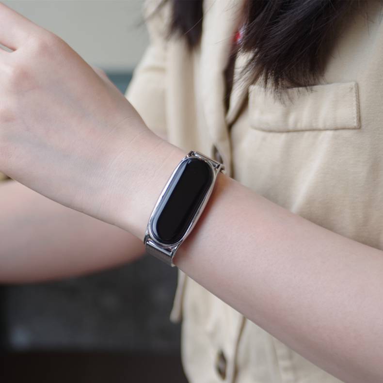 带套磁吸立可安 【水滴款】磁吸至玫瑰金 小米手环3腕带(标准版/nf