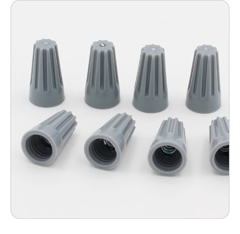 压线帽接线闭端子电线短接螺旋型弹簧式接线帽p1 100只 p4(黄100只)