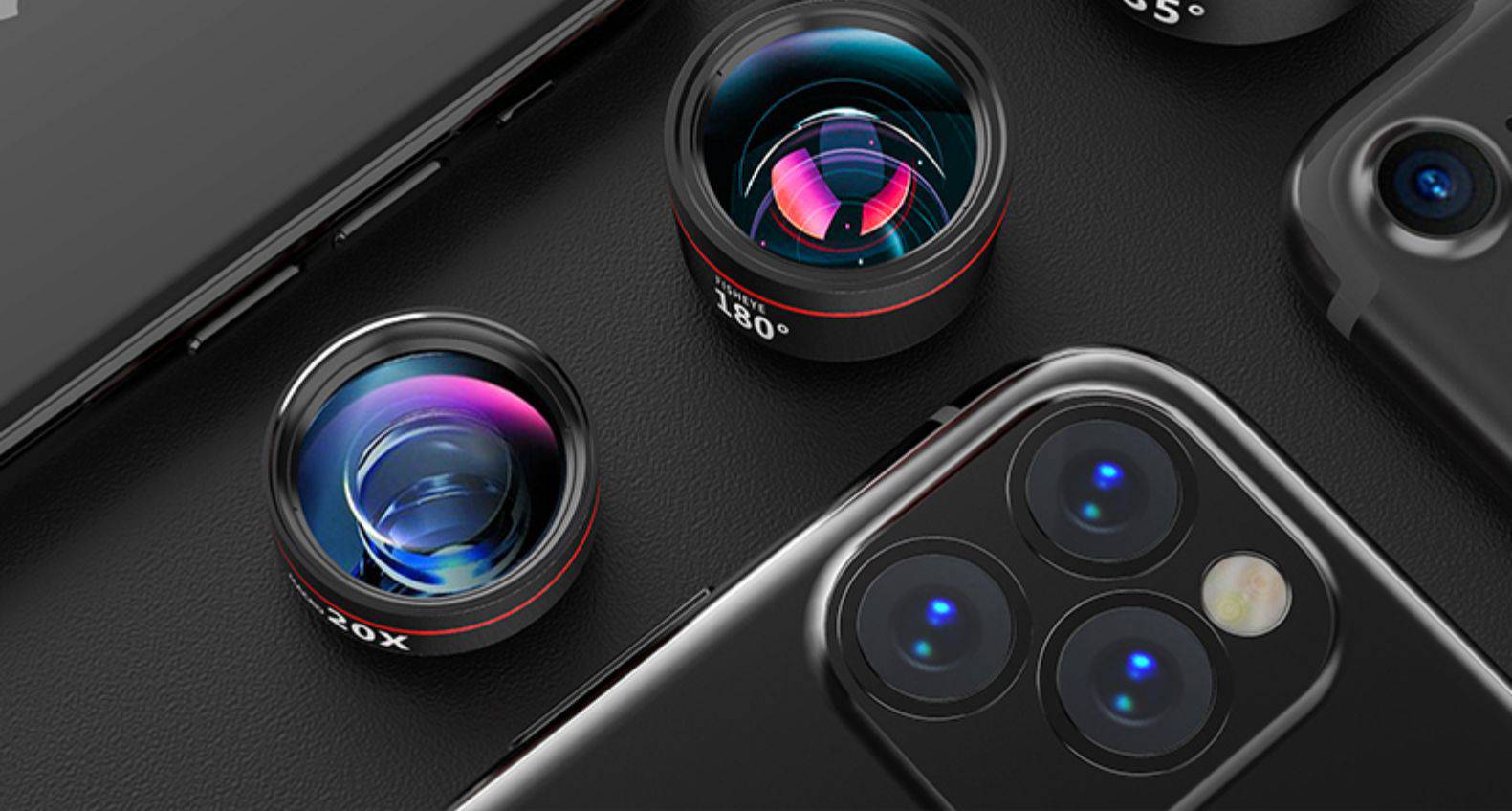 皮谱适用于4k超广角手机镜头华为苹果专业单反高清拍摄前置外置摄像头