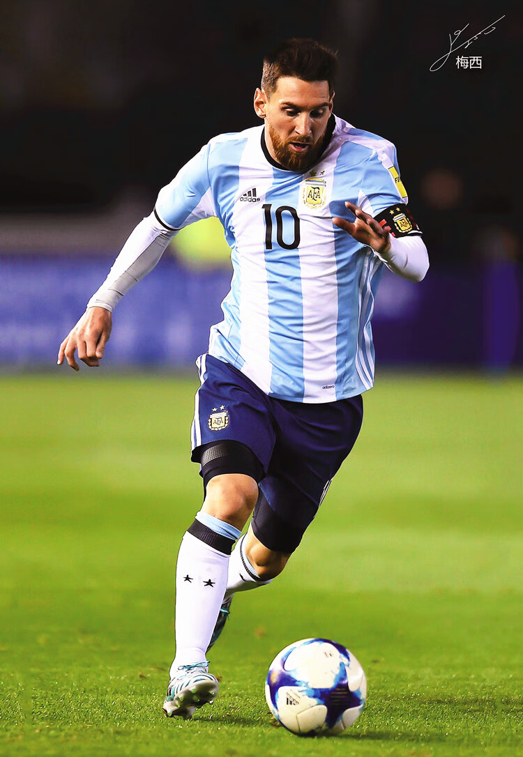 c罗海报足球球星海报墙贴纸卧室宿舍墙壁画报周边梅西c罗内马尔梅西b