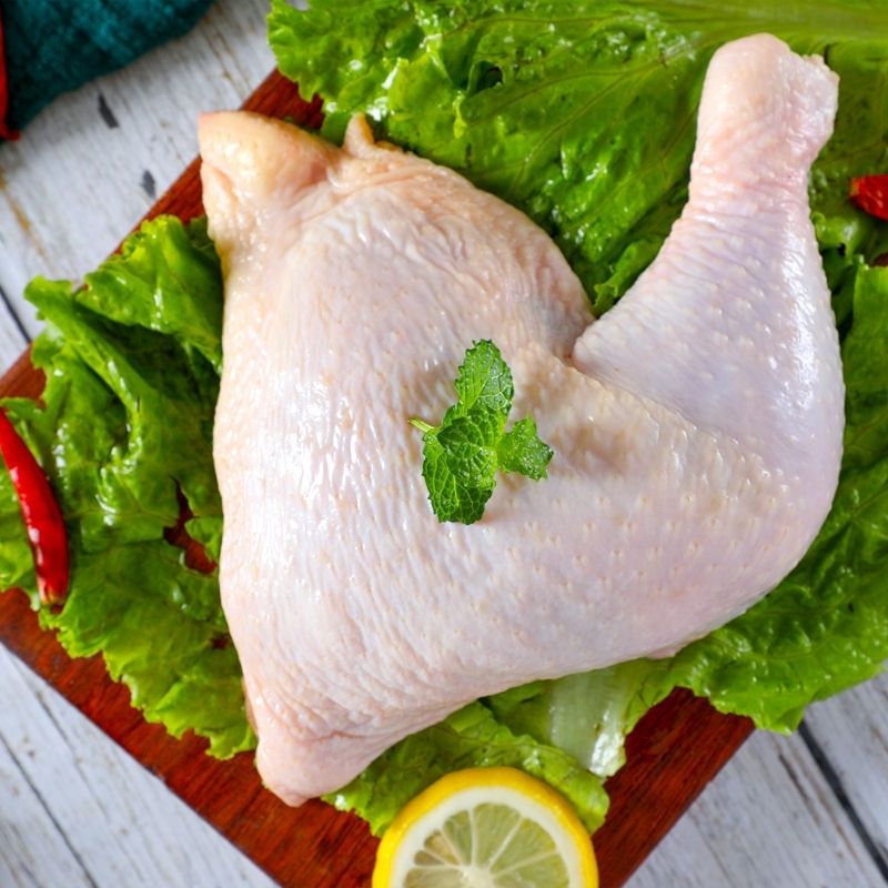 【不带骨架屁股】鸡全腿鸡排腿鸡大腿生鸡肉腿生鲜冷冻鸡边腿 五斤