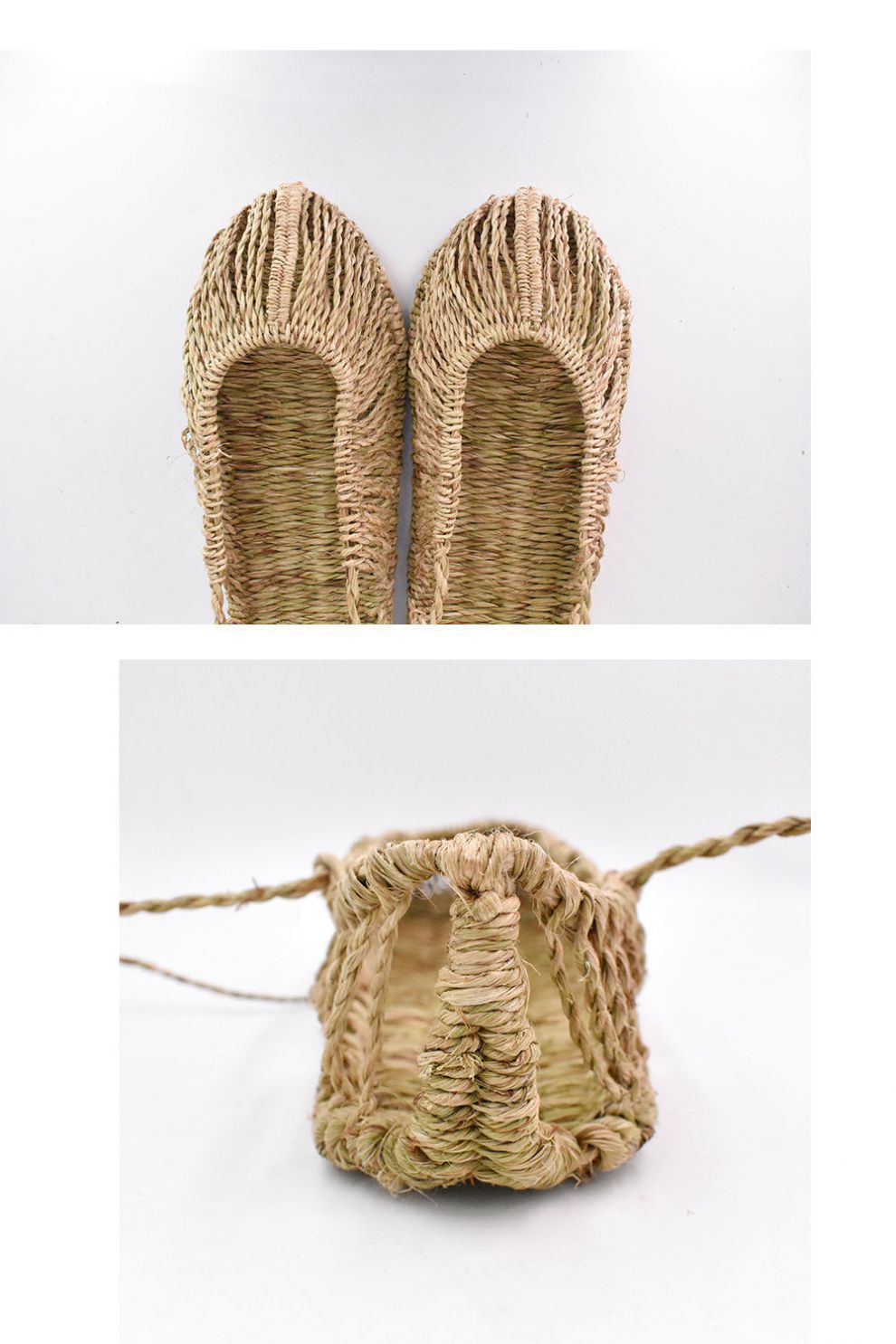 草鞋男纯麻布凉鞋男老式传统草鞋纯手工编制织青苎麻透气天然潮古朴