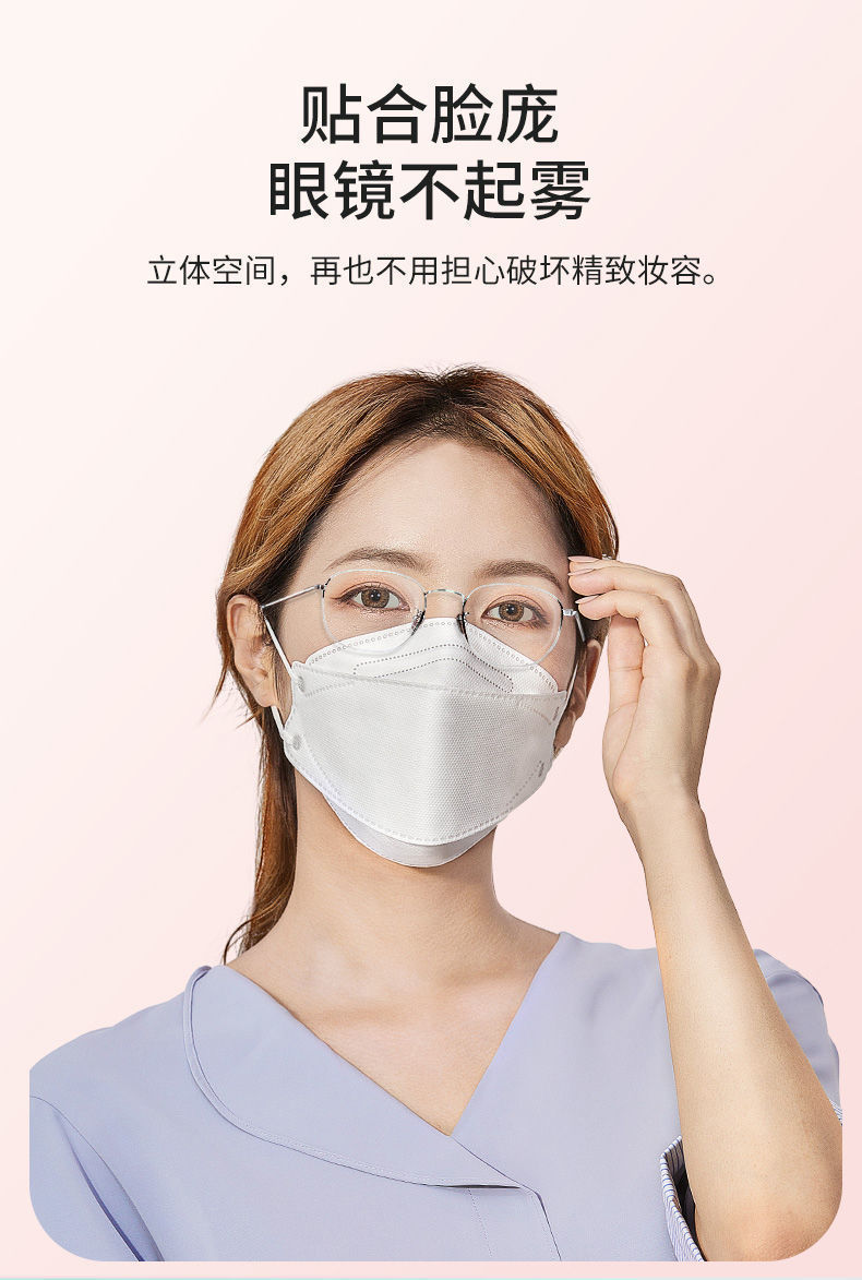 【药房直售】韩版kf94四层防护4d立体春夏透气男女高颜值口罩囗罩