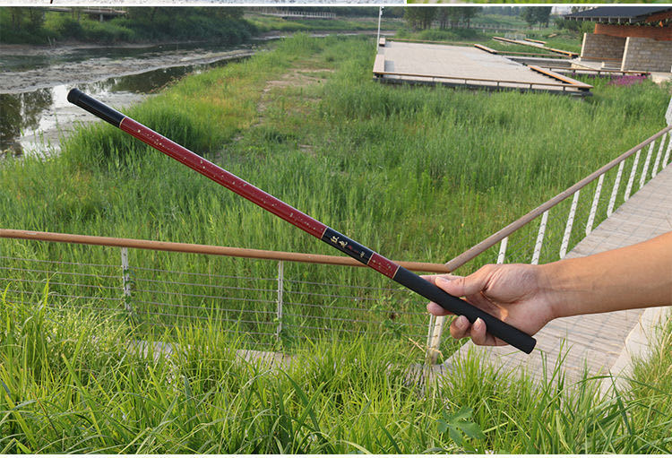 超轻超硬钓竿鱼竿手竿短节溪流竿超硬钓鱼竿鲫鲤鱼竿垂钓渔具套装有竿