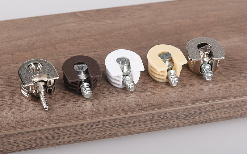 家具五金配件隐形隔板三合一层板托二合一连接件扣件衣橱柜层板销7号