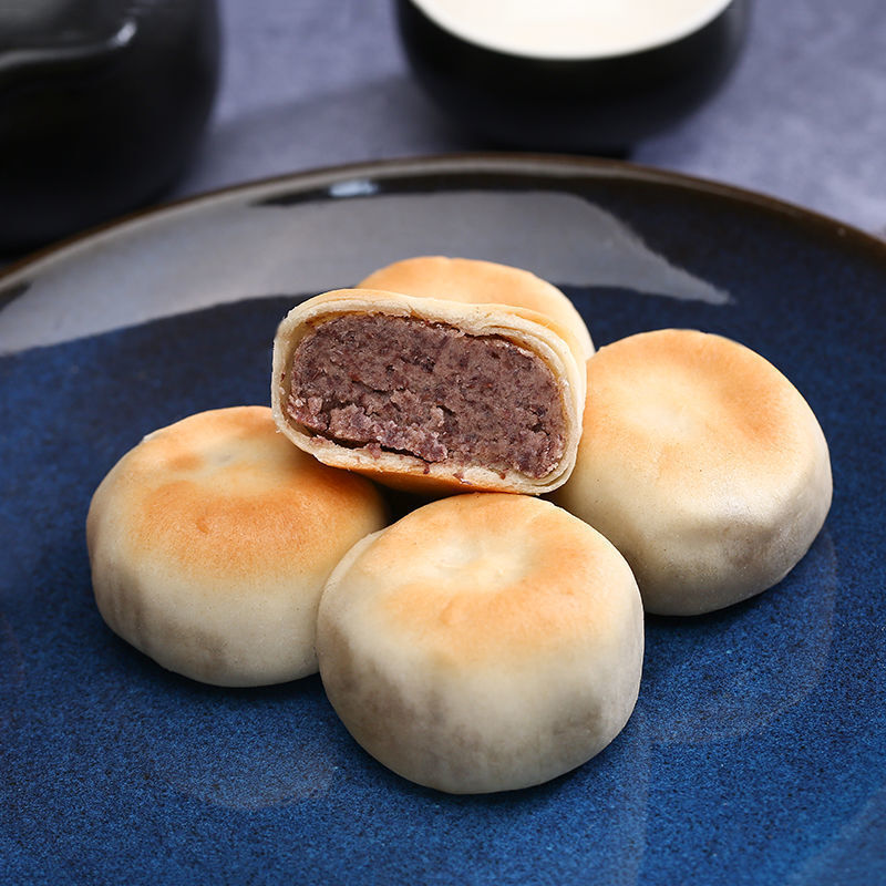 福建莆田红豆饼冰皮红豆饼传统糕点手工糕点零食点心绿豆糕绿豆饼三