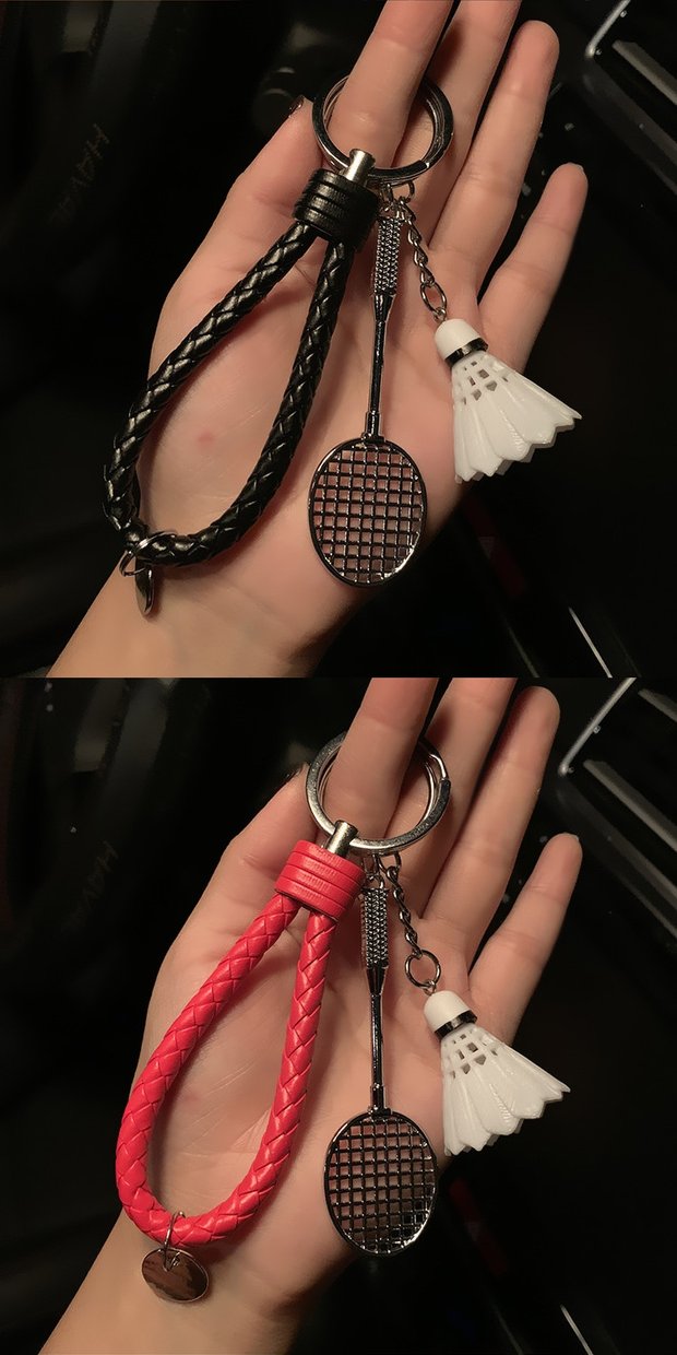 派博士(paiboshi) 羽毛球包小装饰品钥匙扣小挂件创意吊坠挂饰纪念品