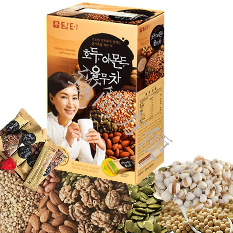 韩国进口五谷粉八宝茶薏米杂粮粉坚果粉早餐900g 900g 50小袋21年7月